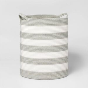Extra Large Striped Coiled Kids' Rope
Basket Gray - Pillowfort™